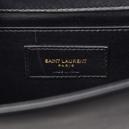 Saint Laurent Calfskin Classic Monogram Kate Heart Clutch Black Rouge 6 of 9