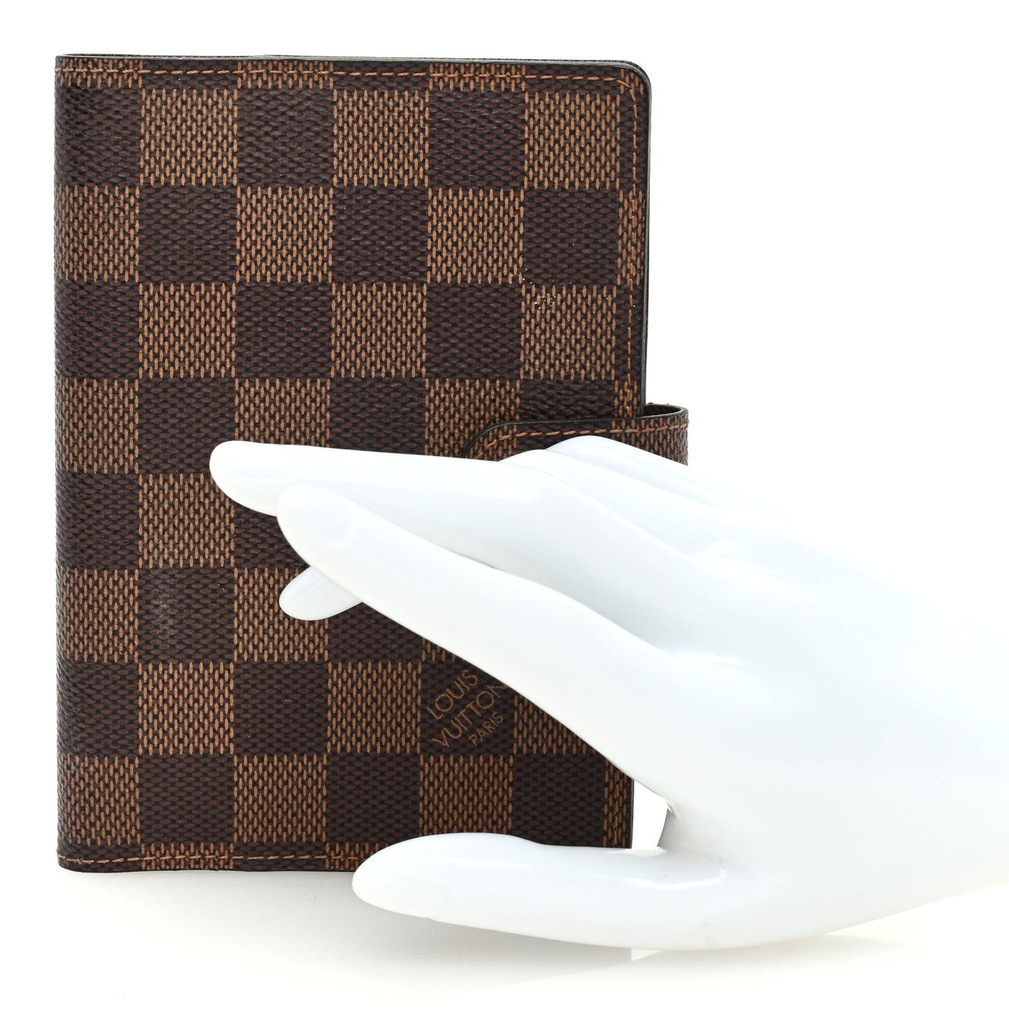 LOUIS VUITTON Damier Ebene Small Ring Agenda Cover