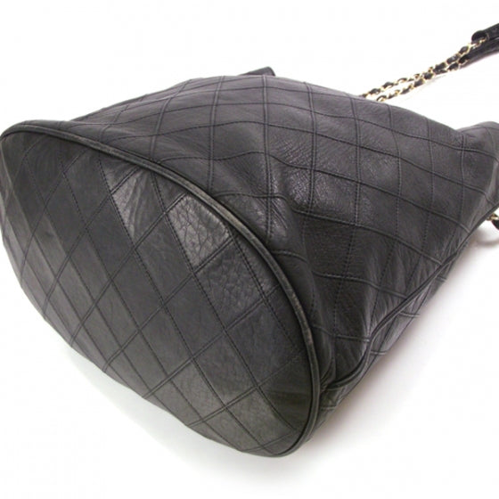 Chanel Vintage Double Stitched Chain Drawstring Hobo 5 of 12