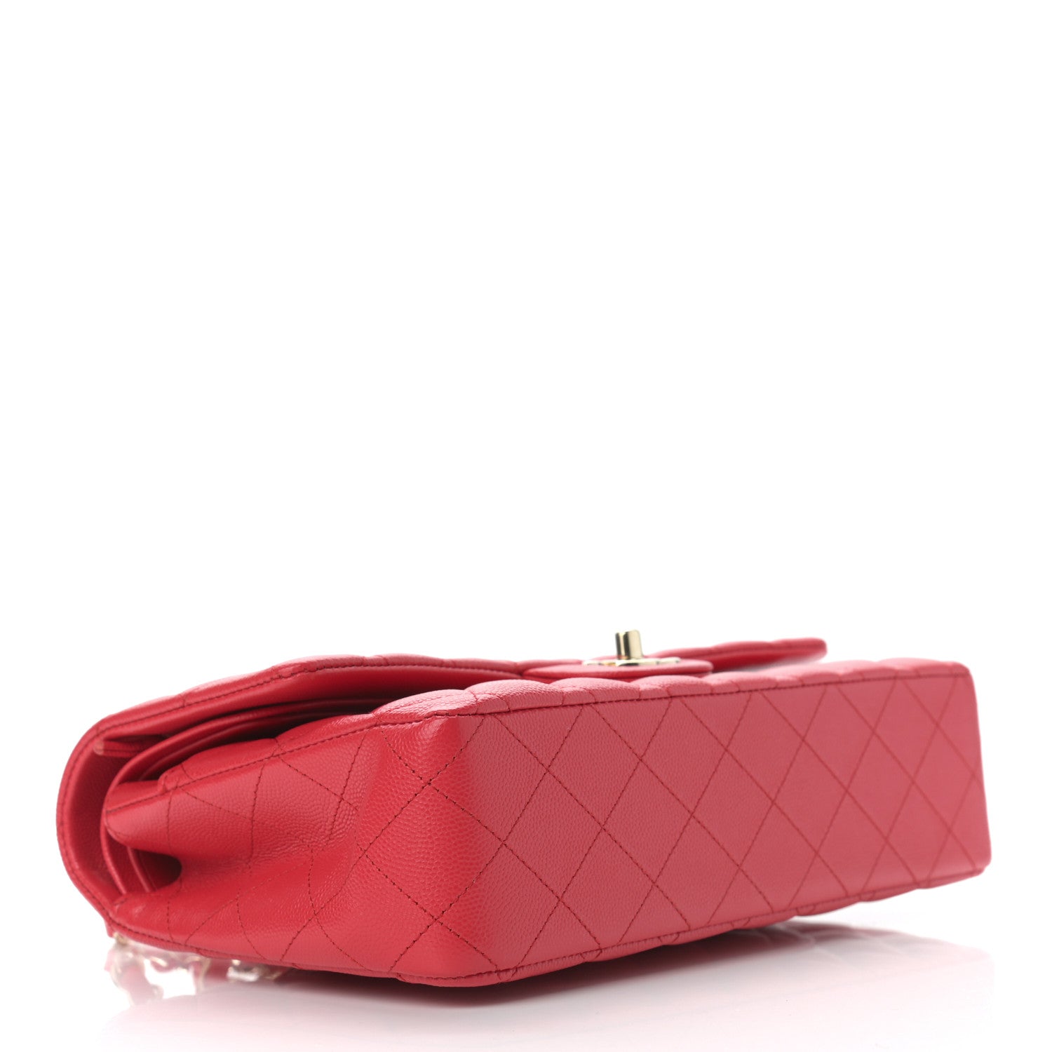 Chanel Caviar Quilted Medium Double Flap Red 4 of 9