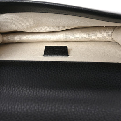 Gucci Dollar Calfskin Enamel Small Dionysus Shoulder Bag Black Electric Blue 5 of 10
