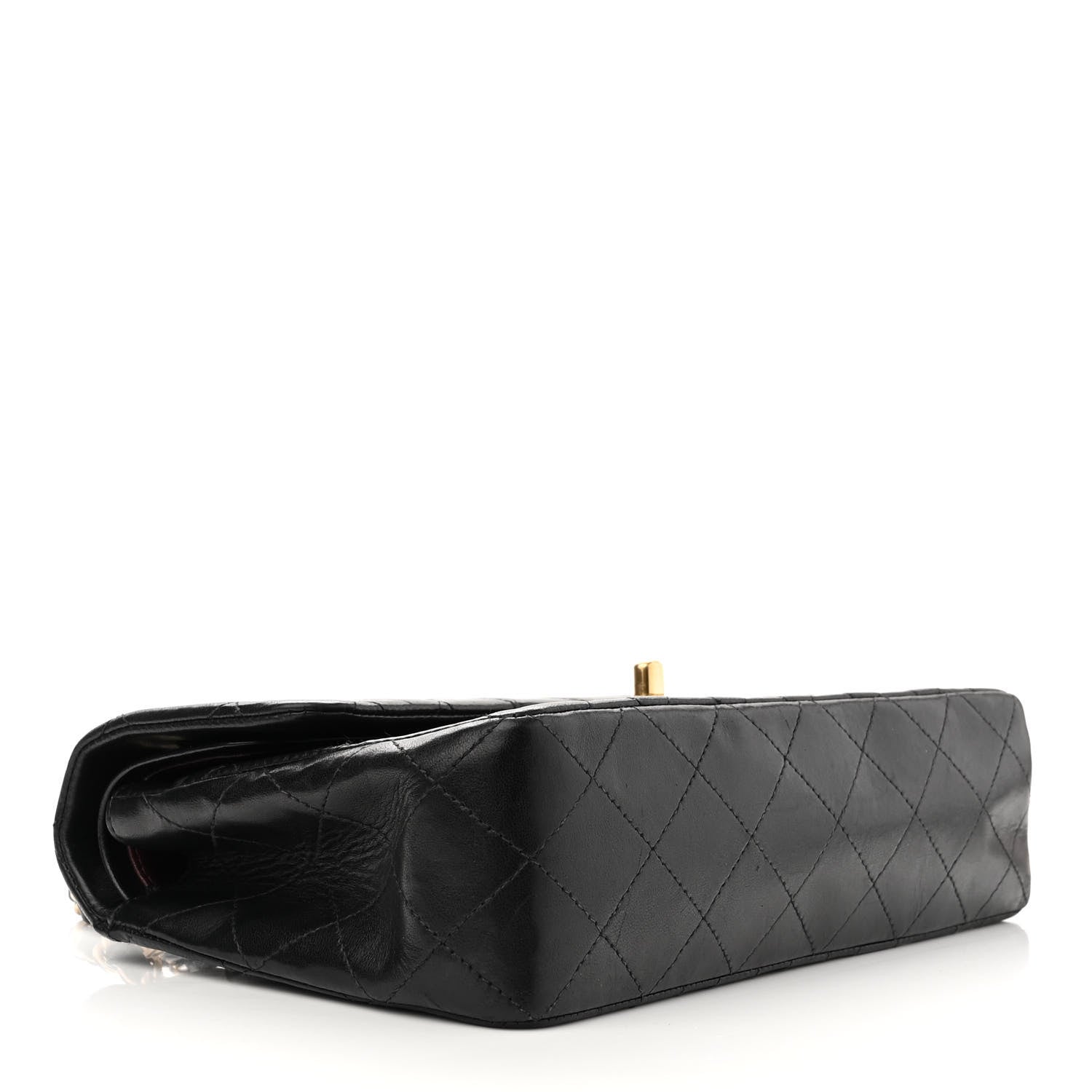 Chanel Lambskin Quilted Small Double Flap Black 3 of 12
