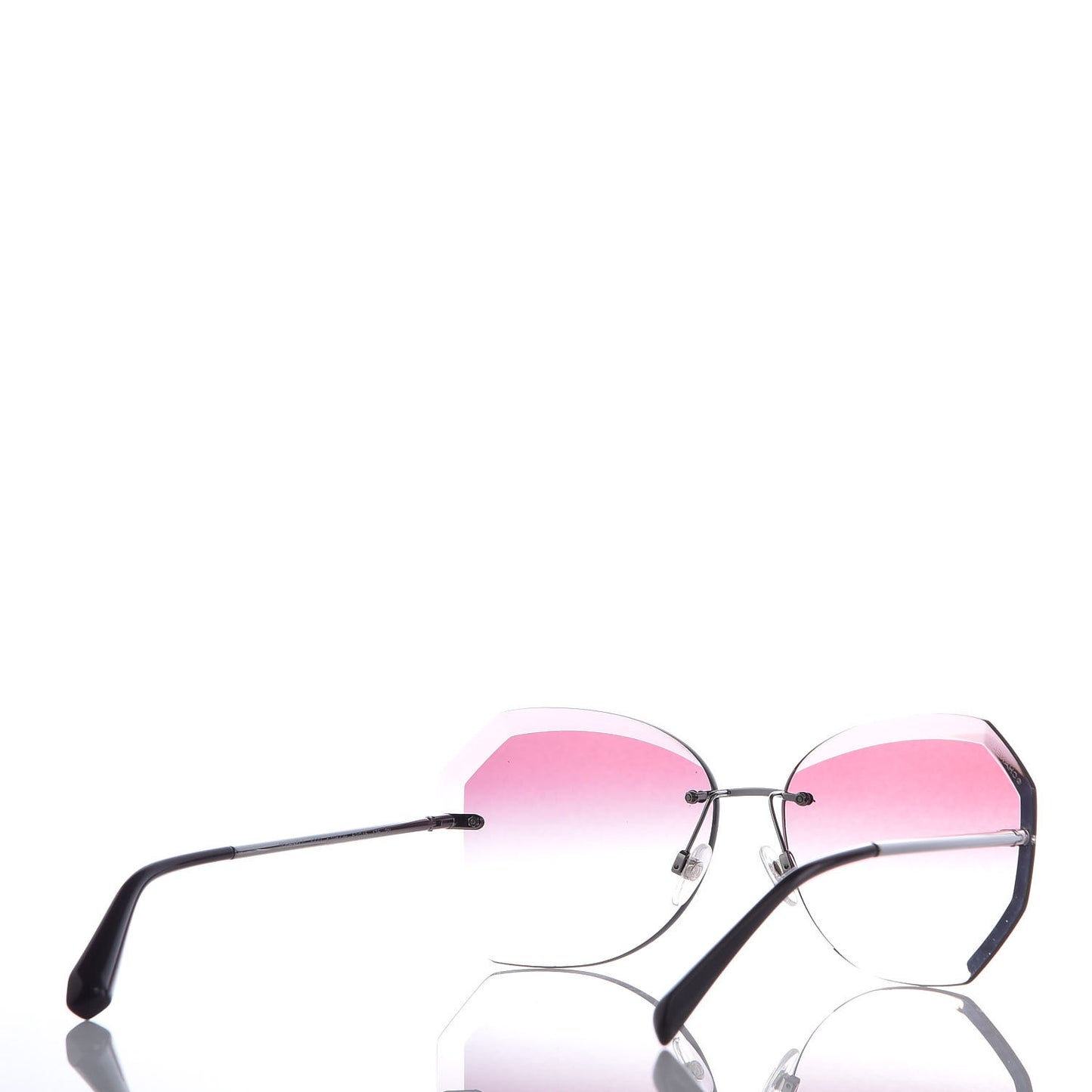 Metal Spring Round Sunglasses 4220 Pink