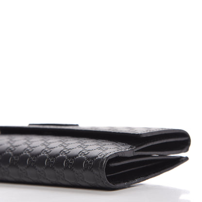 Gucci Microguccissima Continental Flap Wallet Black 7 of 11