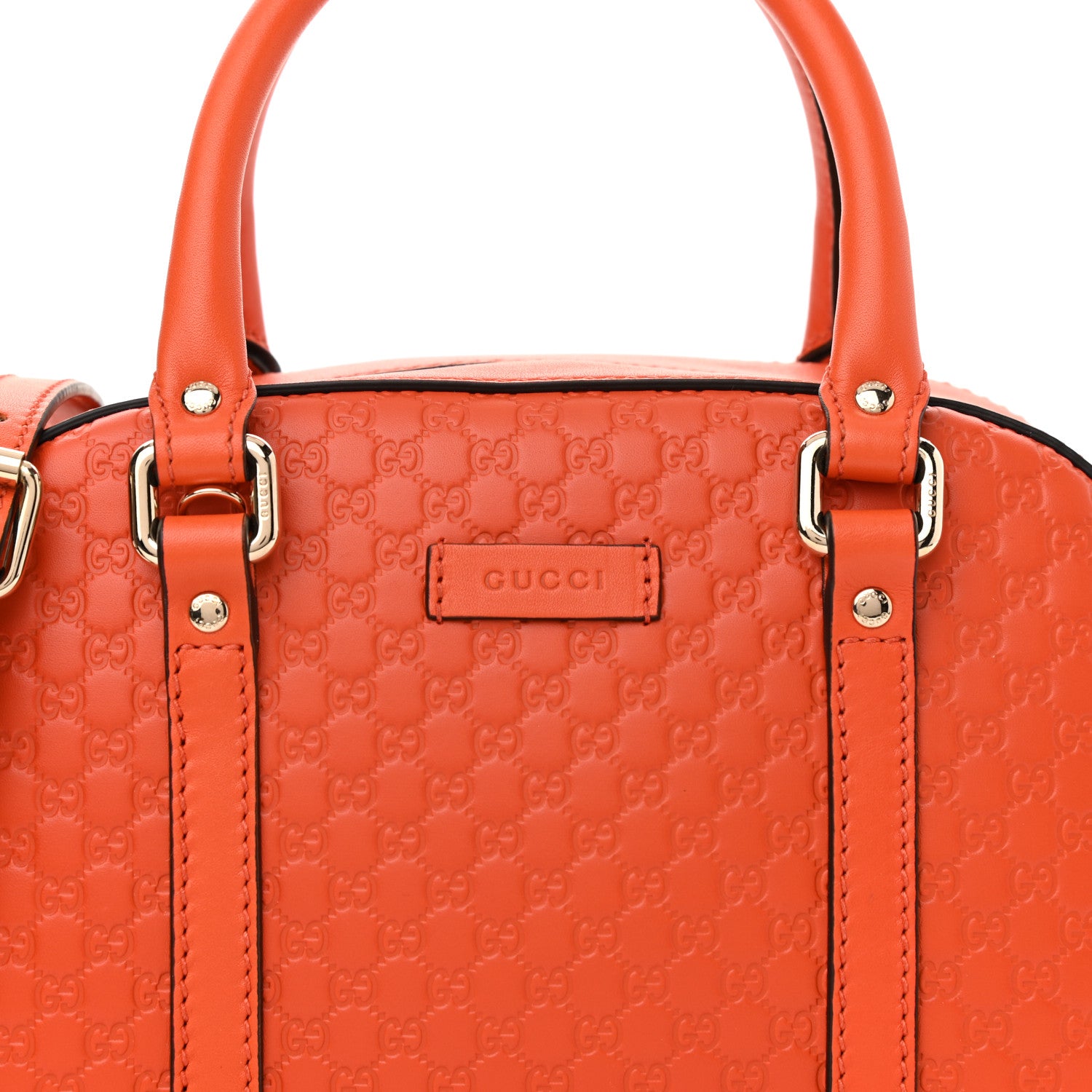 Gucci Soft Microguccissima Small Crossbody Bag Sun Orange 8 of 11