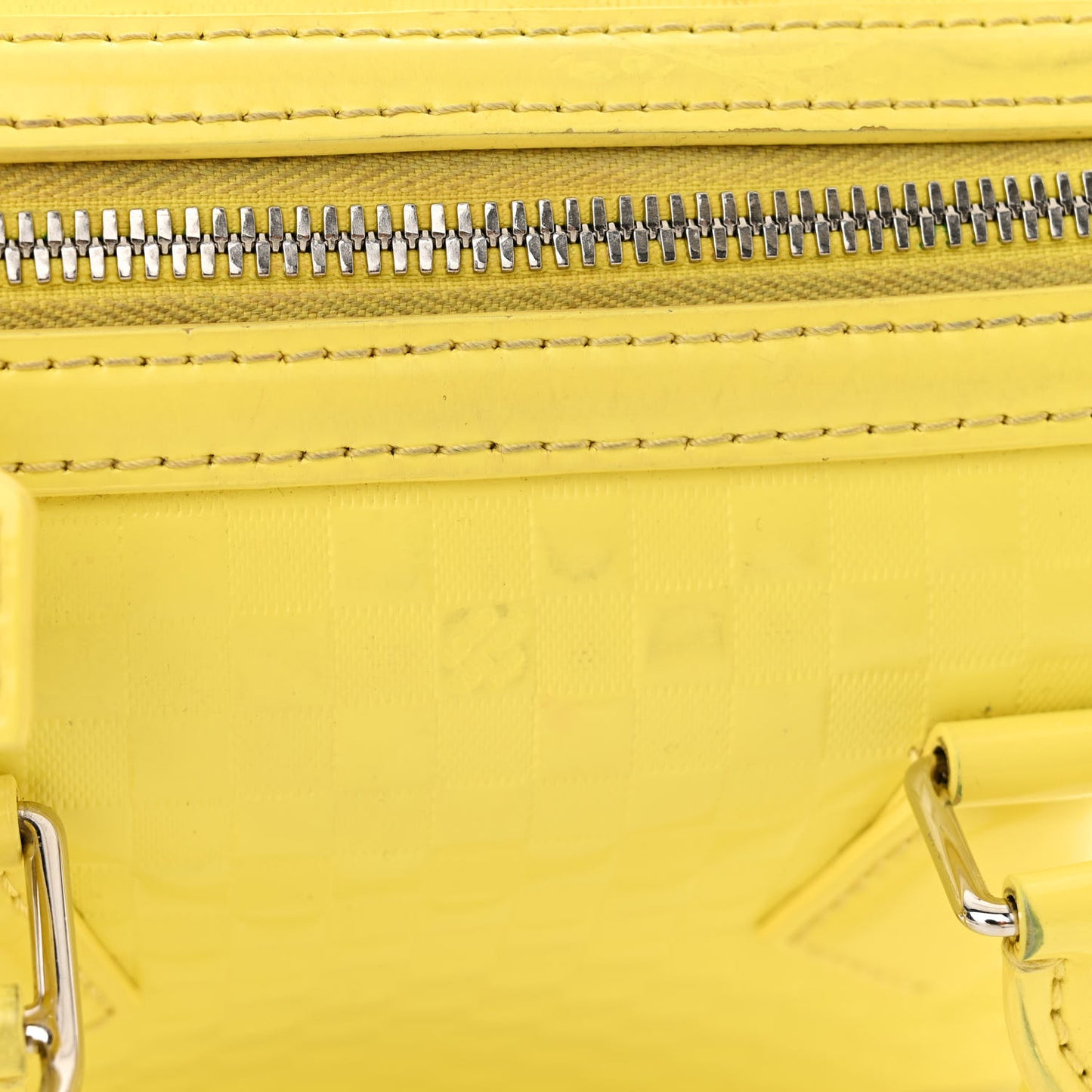 Damier Facette Speedy Cube PM Yellow