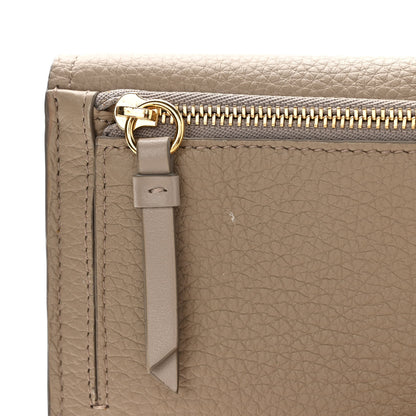 Chloe Calfskin Aby Flap Wallet Motty Grey 9 of 9