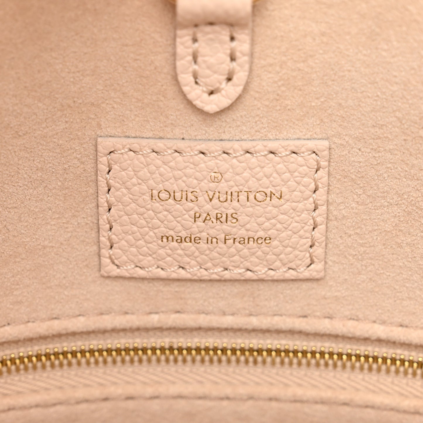 LOUIS VUITTON Empreinte Monogram Spring In The City Onthego MM Beige Pink Yellow