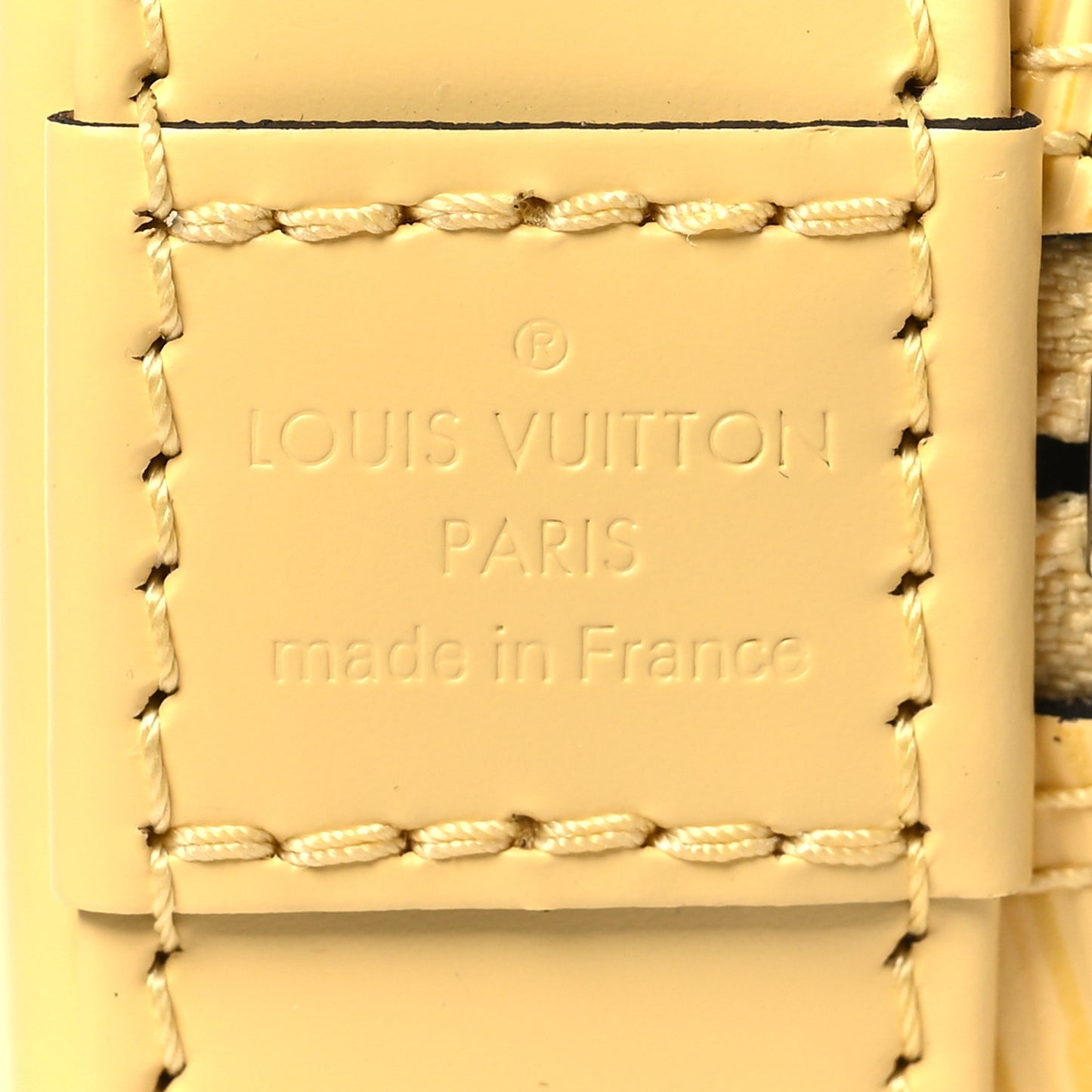 Epi Jacquard Alma BB Jaune Plume