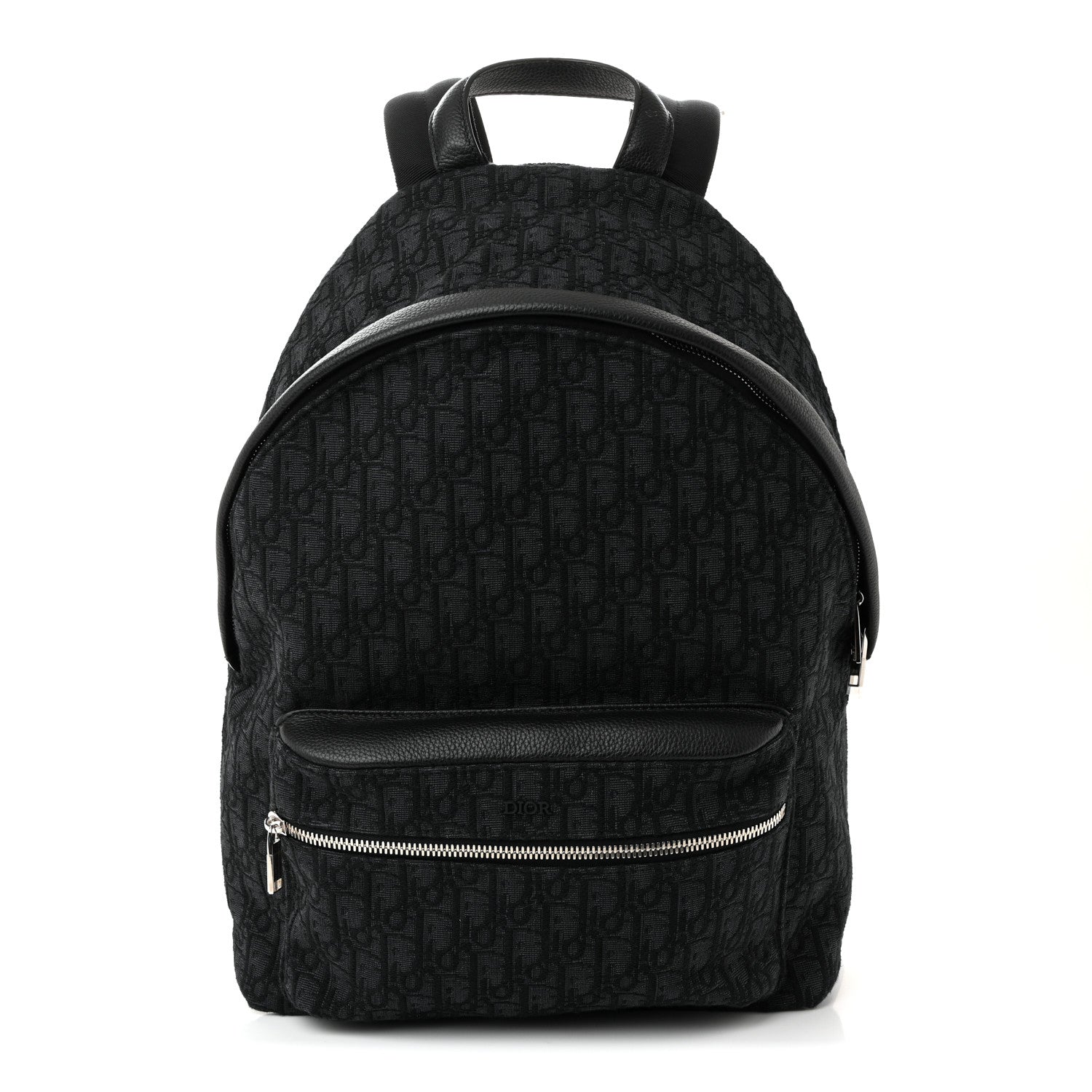 Christian Dior Oblique Calfskin Rider Backpack Black 1 of 10