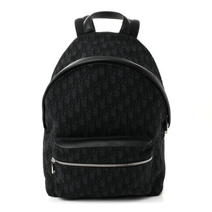 Christian Dior Oblique Calfskin Rider Backpack Black 1 of 10