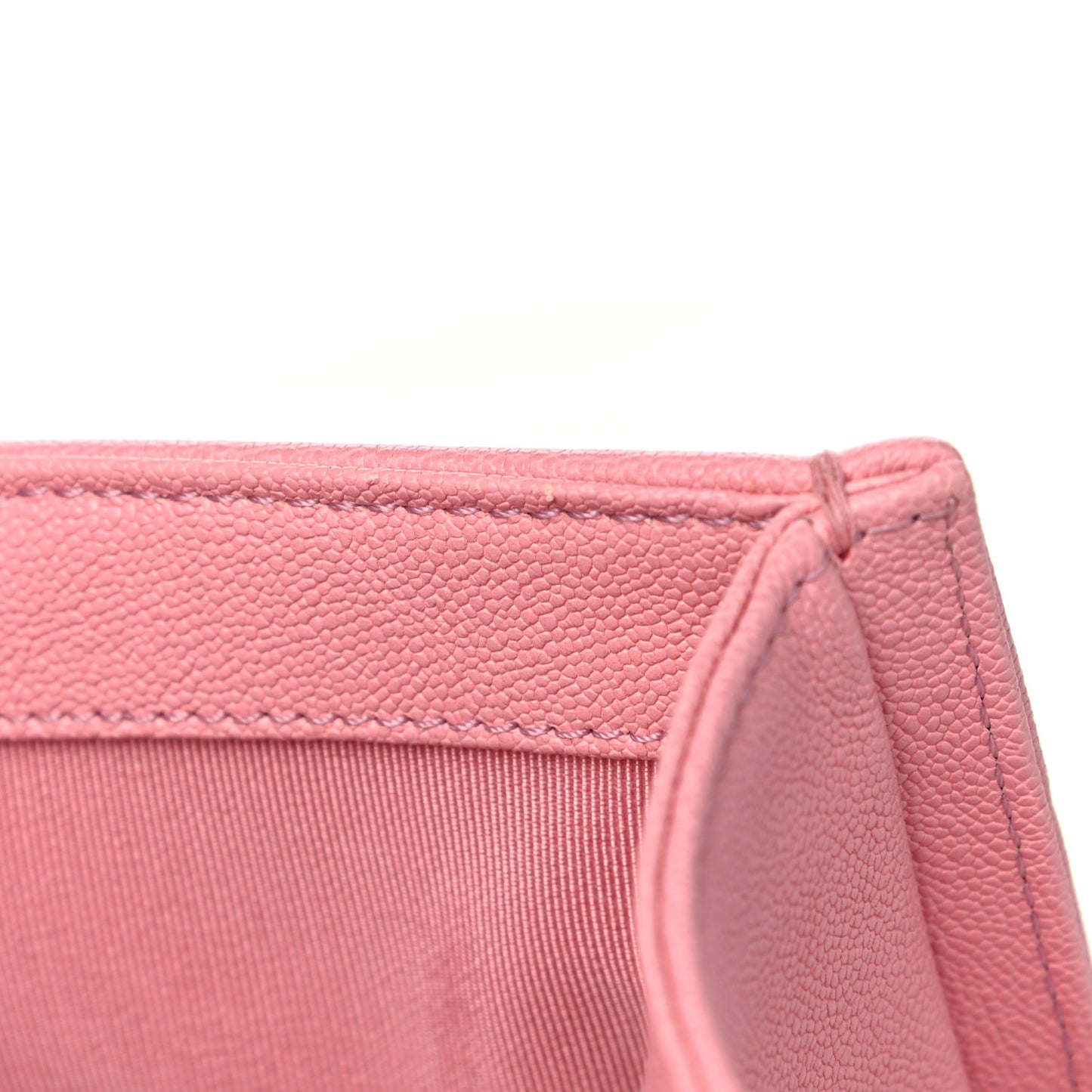 Caviar Quilted Medium Boy Flap Pink
