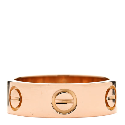 Cartier 18K Pink Gold 5.5mm LOVE Ring 49 4.75 1 of 5