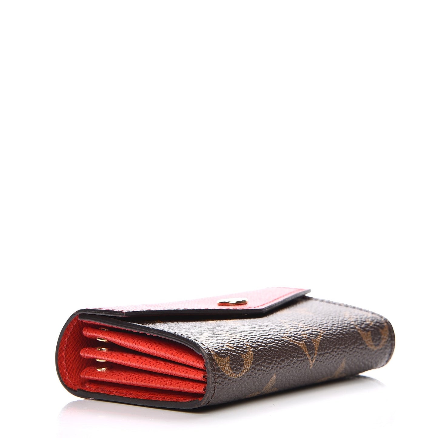 Monogram Sarah Multicartes Coquelicot