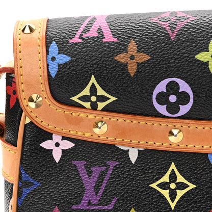 Louis Vuitton Monogram Multicolor Sologne Black 11 of 14
