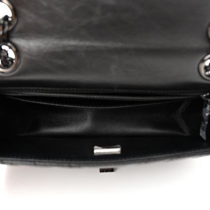 Chanel Aged Calfskin Chevron Quilted 2.55 Reissue Mini Flap So Black 5 of 12