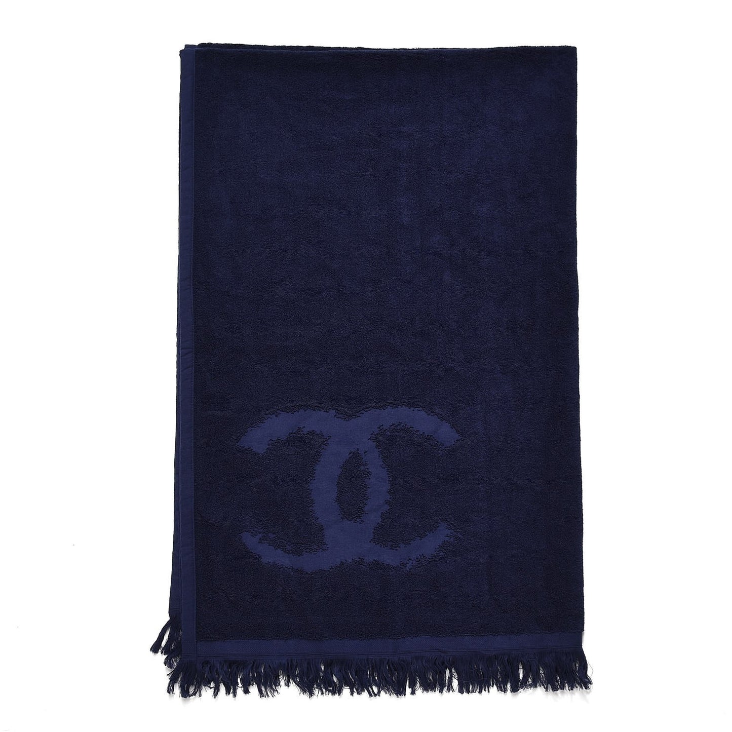 Terry Cotton CC Beach Tote Towel Set Blue