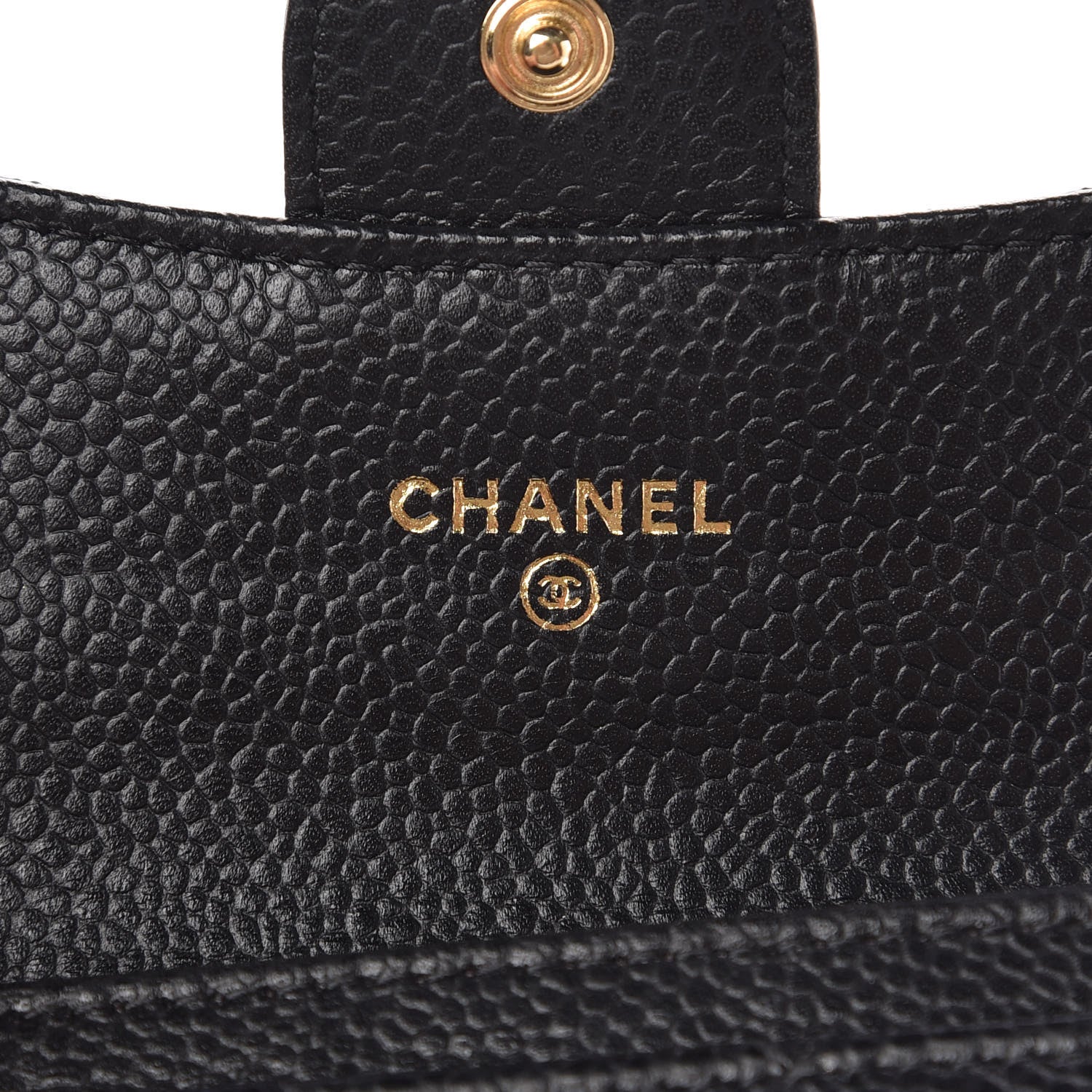 Chanel Caviar Quilted Flap Card Holder Black 6 of 9