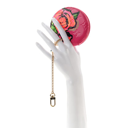 Louis Vuitton Vernis Roses Chapeau Coin Purse Rose Pop 2 of 6