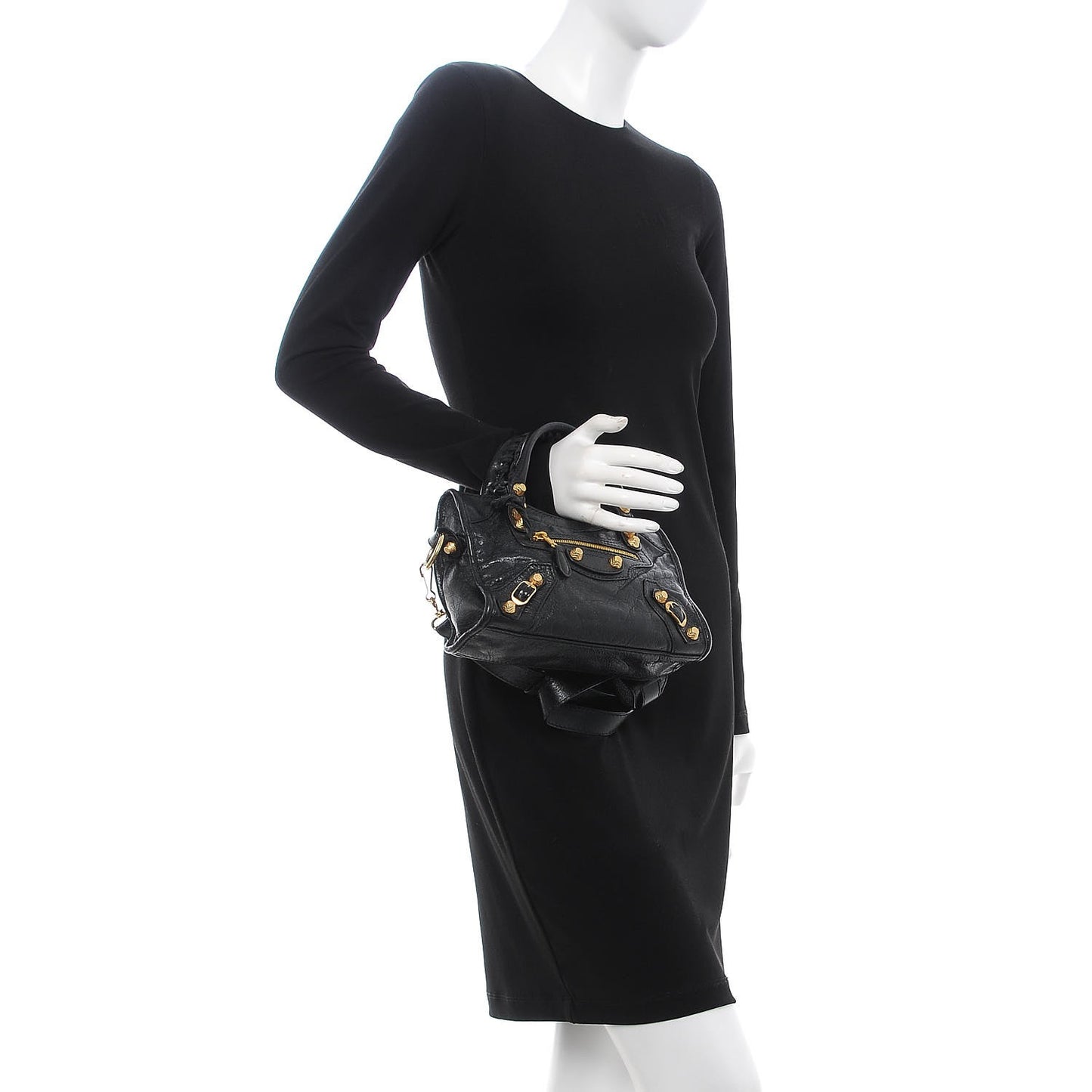 Agneau Giant 12 Gold Hardware Mini City Black