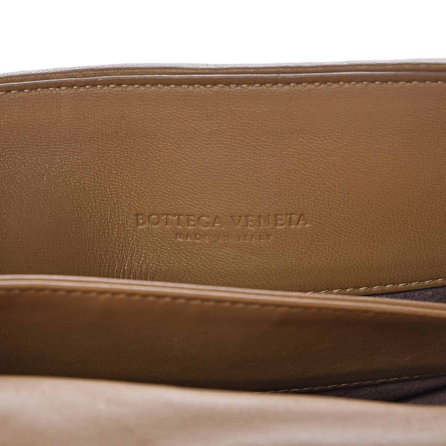 Nappa Intrecciato Small Olimpia Shoulder Bag Camel