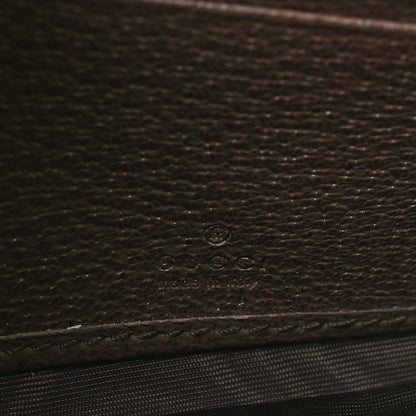 Gucci GG Supreme Monogram Textured Dollar Calfskin Blondie Continental Chain Wallet Beige Ebony New Acero 6 of 11