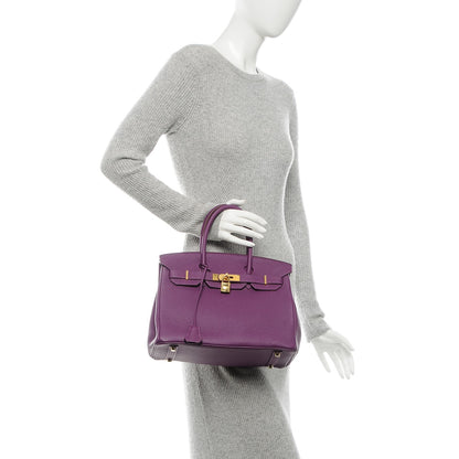 Hermes Togo Birkin 30 Anemone 2 of 22