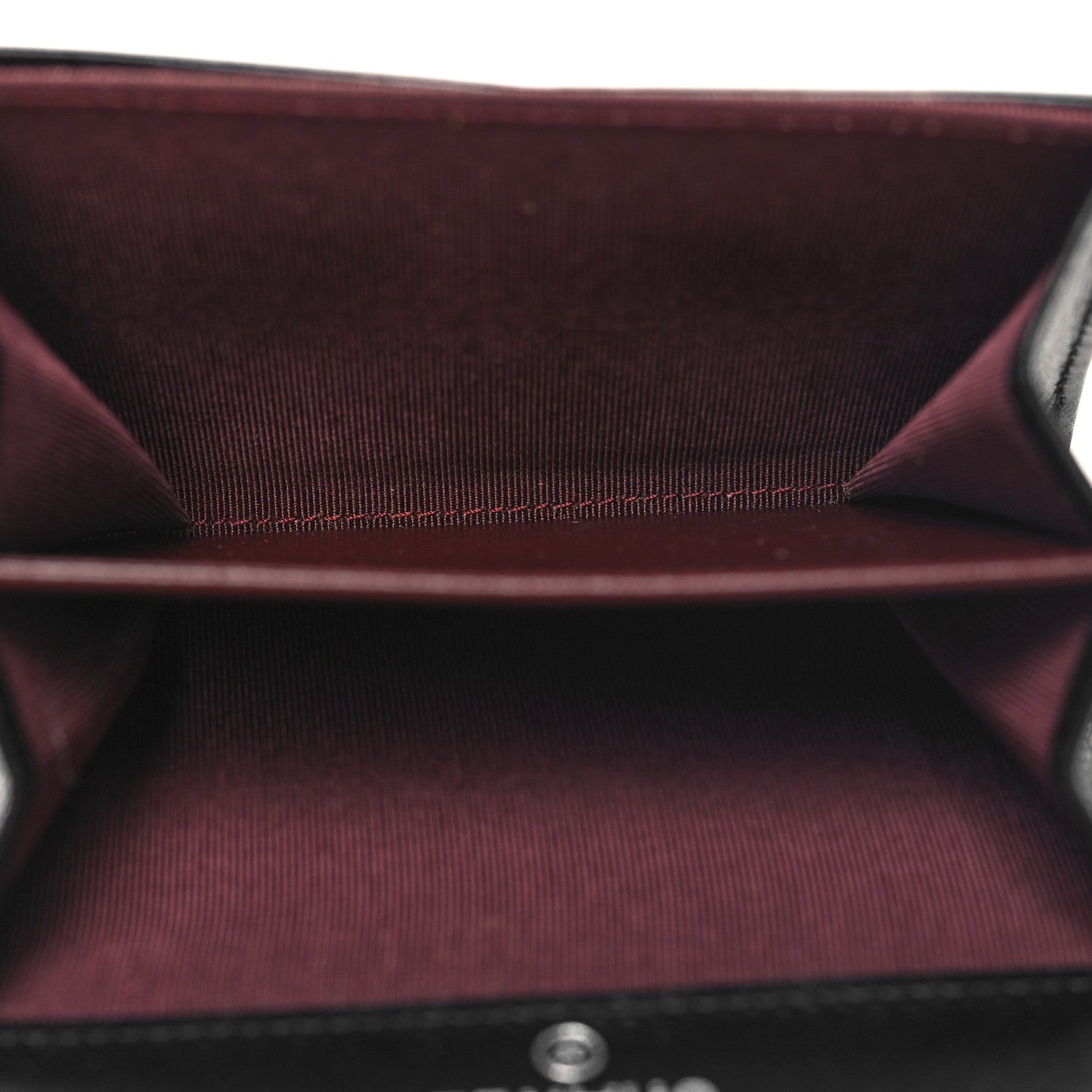Chanel Lambskin Quilted Flap Card Holder Wallet Black 5 of 11
