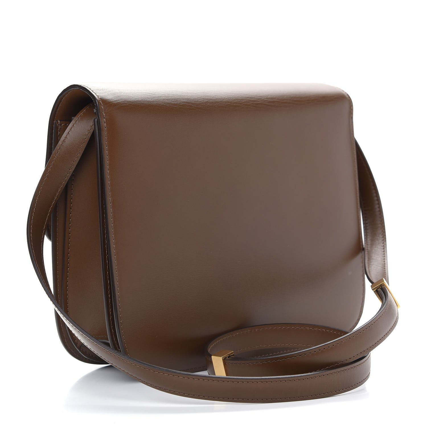 Celine Box Calfskin Medium Classic Box Flap Bag Camel 2 of 8