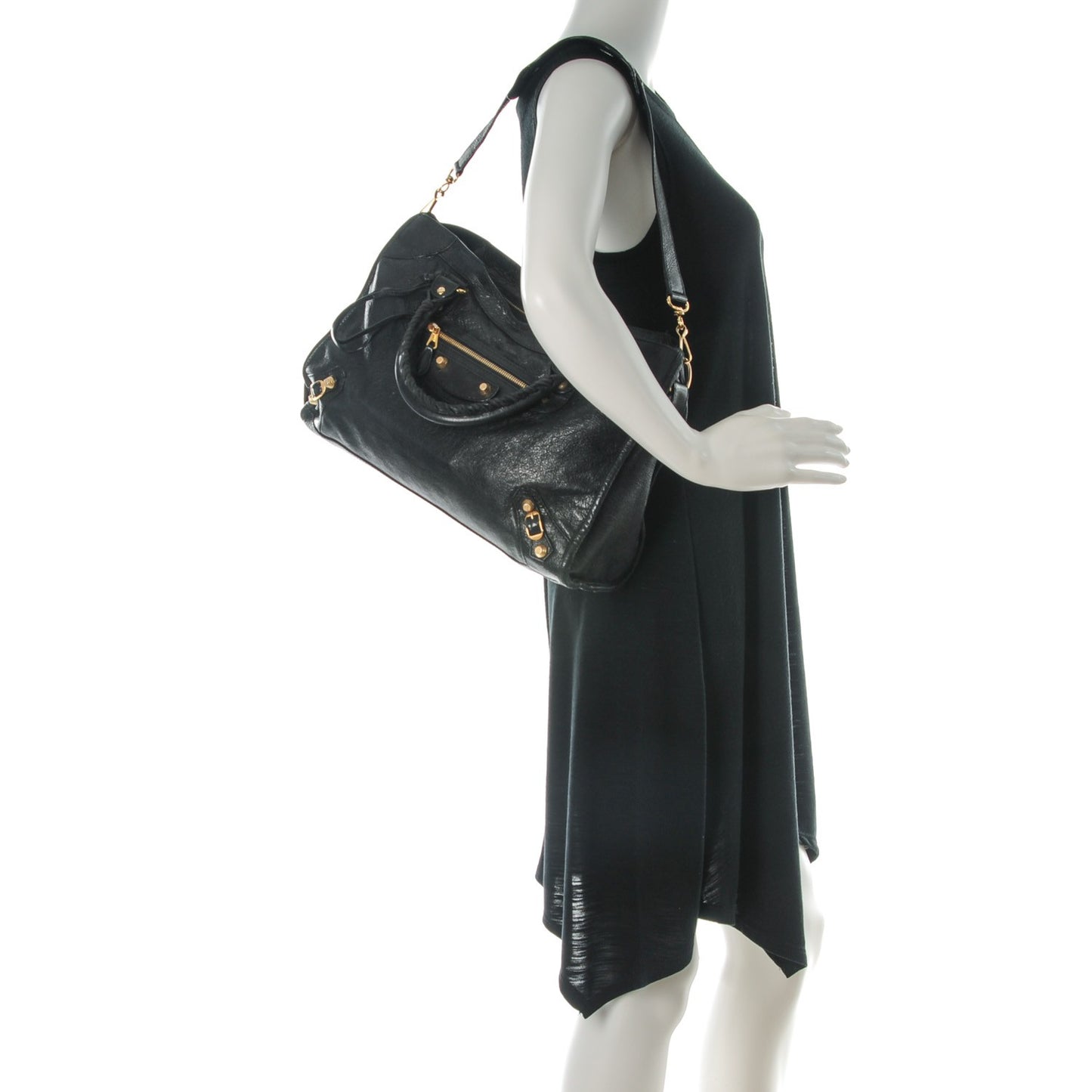 Agneau Giant 12 Gold Hardware City Black