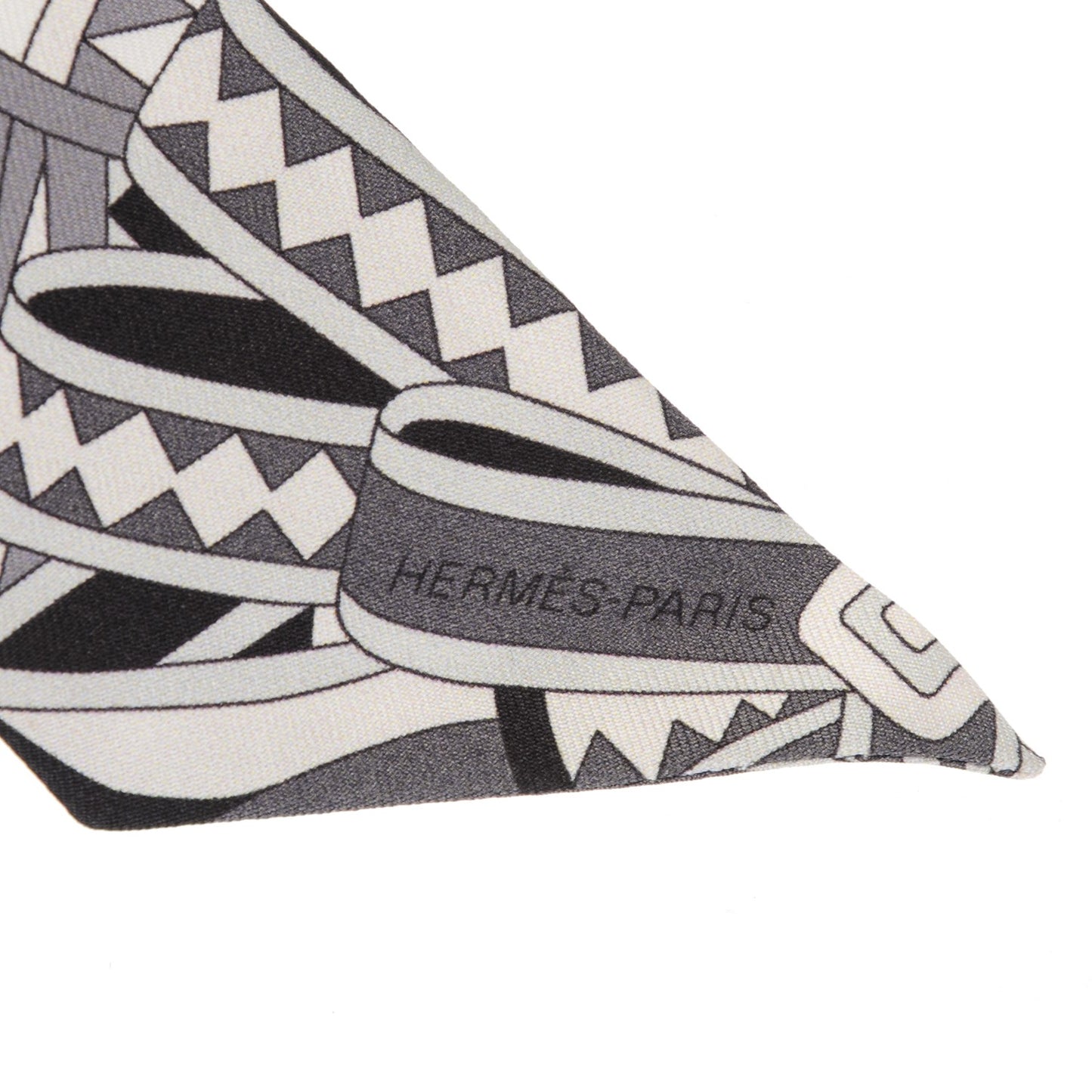 Silk Les Flots Du Cheval Twilly Gris Rose Pale Black