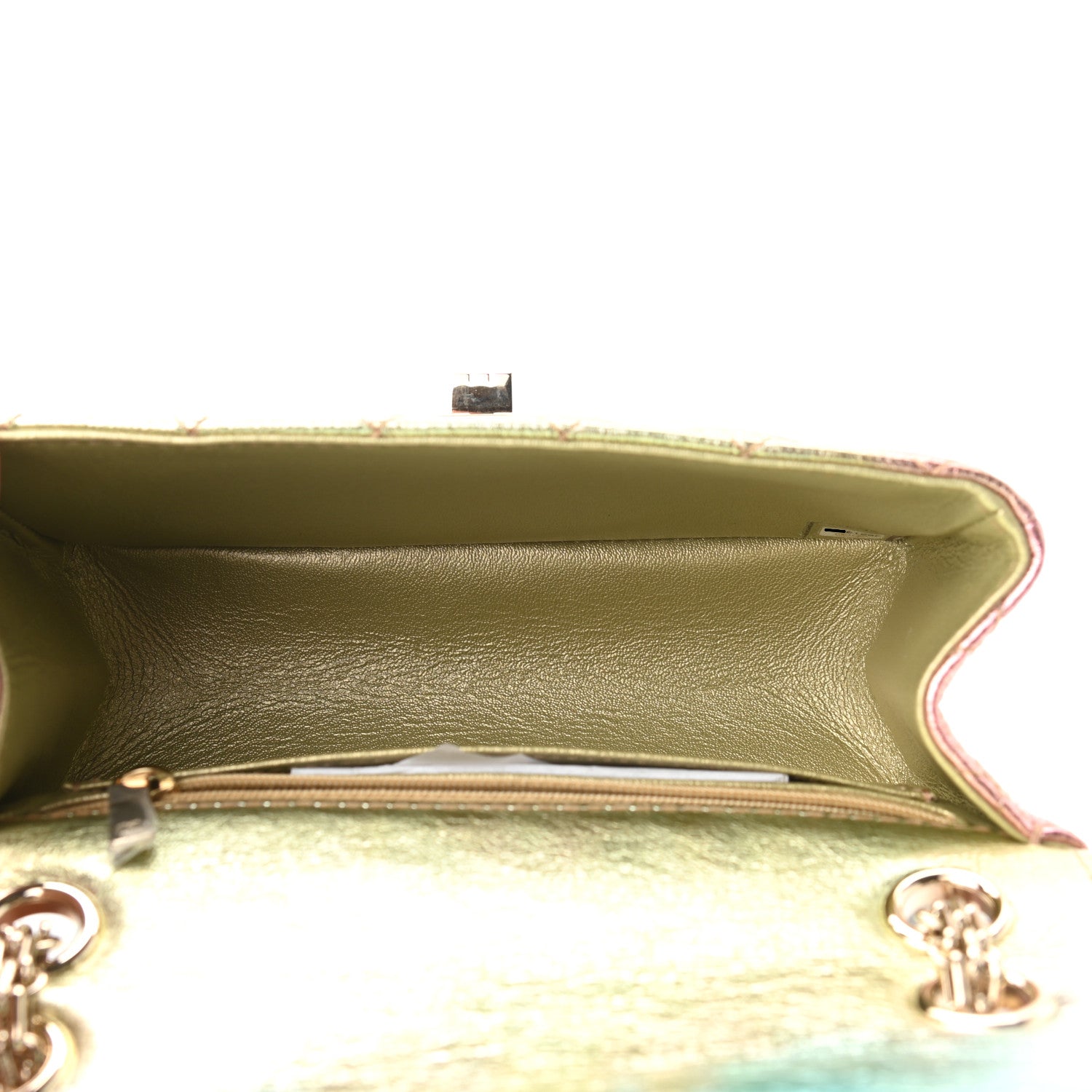 Chanel Metallic Goatskin Quilted Mini 2.55 Reissue Flap Multicolor 5 of 9