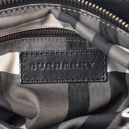 Burberry Prorsum Calfskin Studded Knight Satchel Black 8 of 22