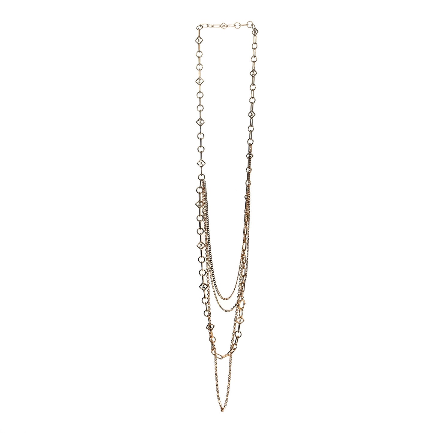 Collier Vegas Chain Necklace Gold