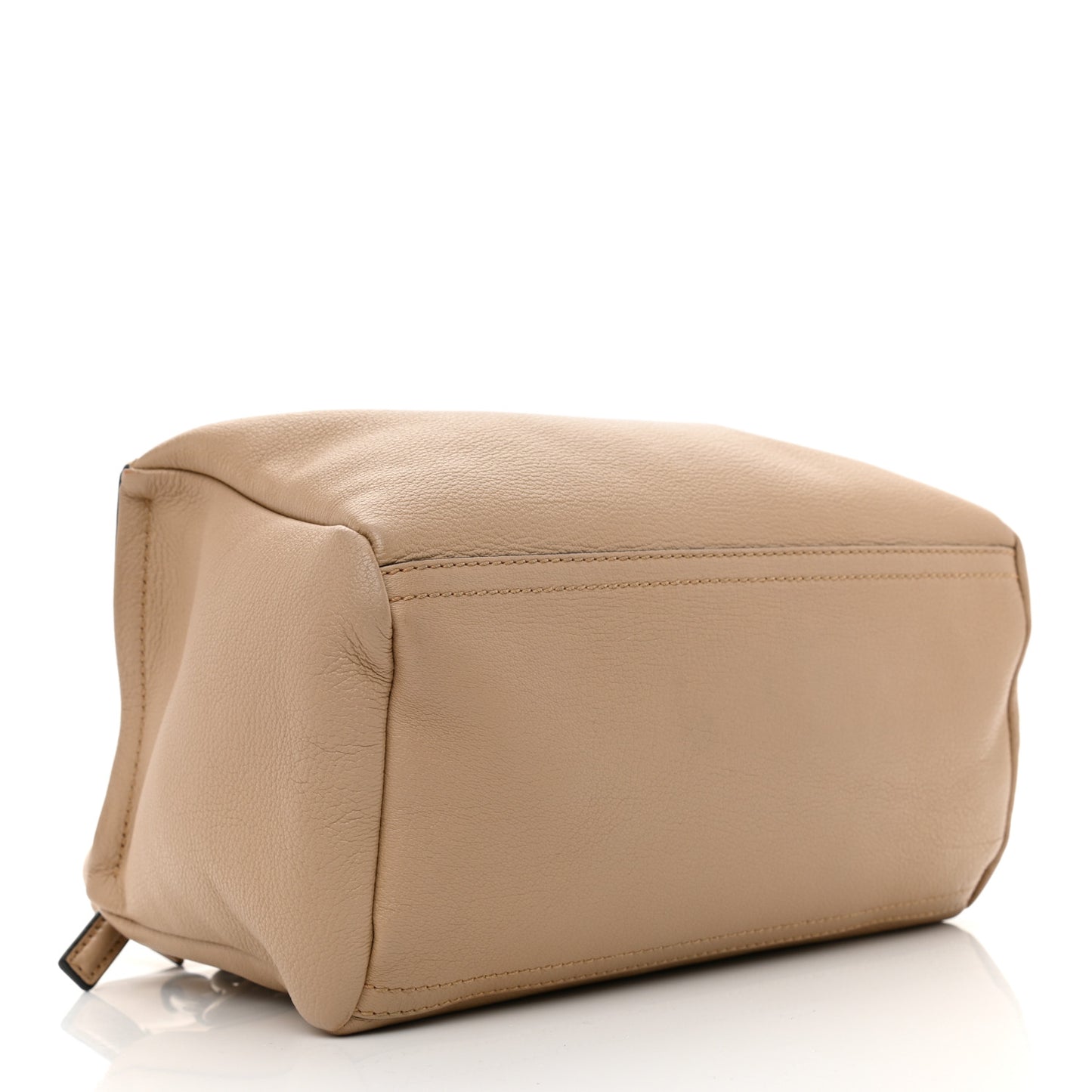 Sugar Goatskin Small Pandora Camel