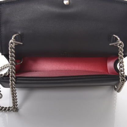 Gucci Velvet Crystal Super Mini Dionysus Shoulder Bag Black 5 of 11