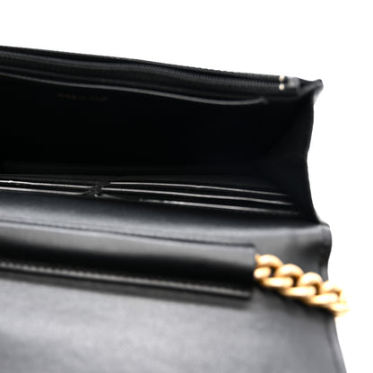 Chanel Caviar Quilted Boy Wallet On Chain WOC Black 5 of 12