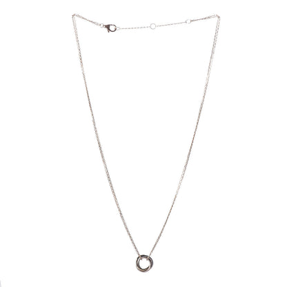 Cartier 18K Pink Yellow White Gold Trinity Double Chain Pendant Necklace 3 of 7