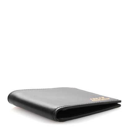 Gucci Plutone Calfskin Logo Bi-Fold Wallet Black 4 of 8