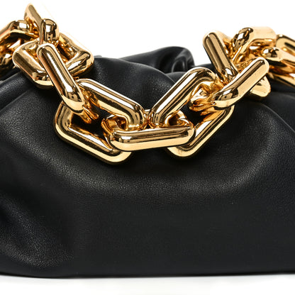 Bottega Veneta Calfskin The Pouch Chain Black 8 of 10