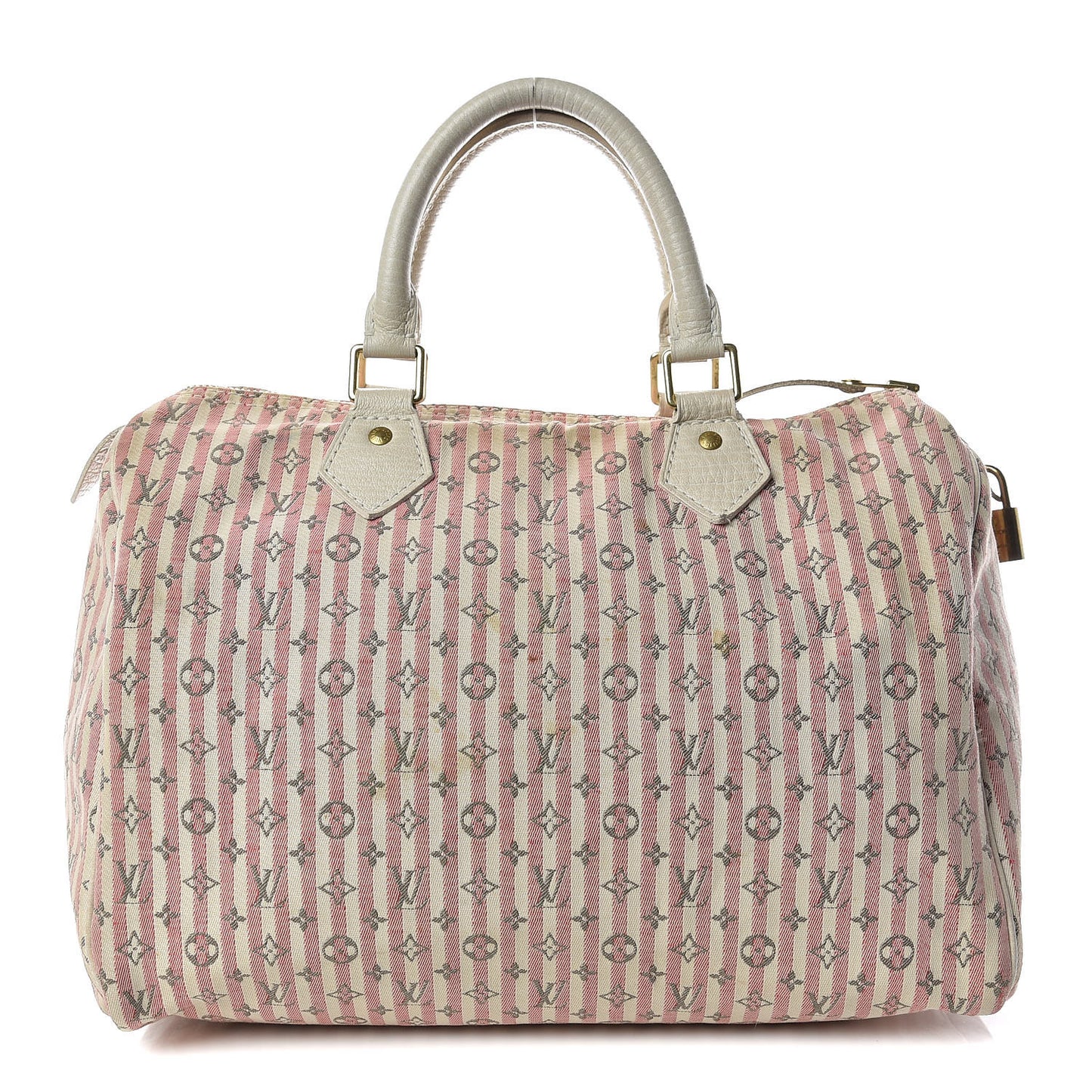 Mini Lin Croisette Speedy 30 Rouge