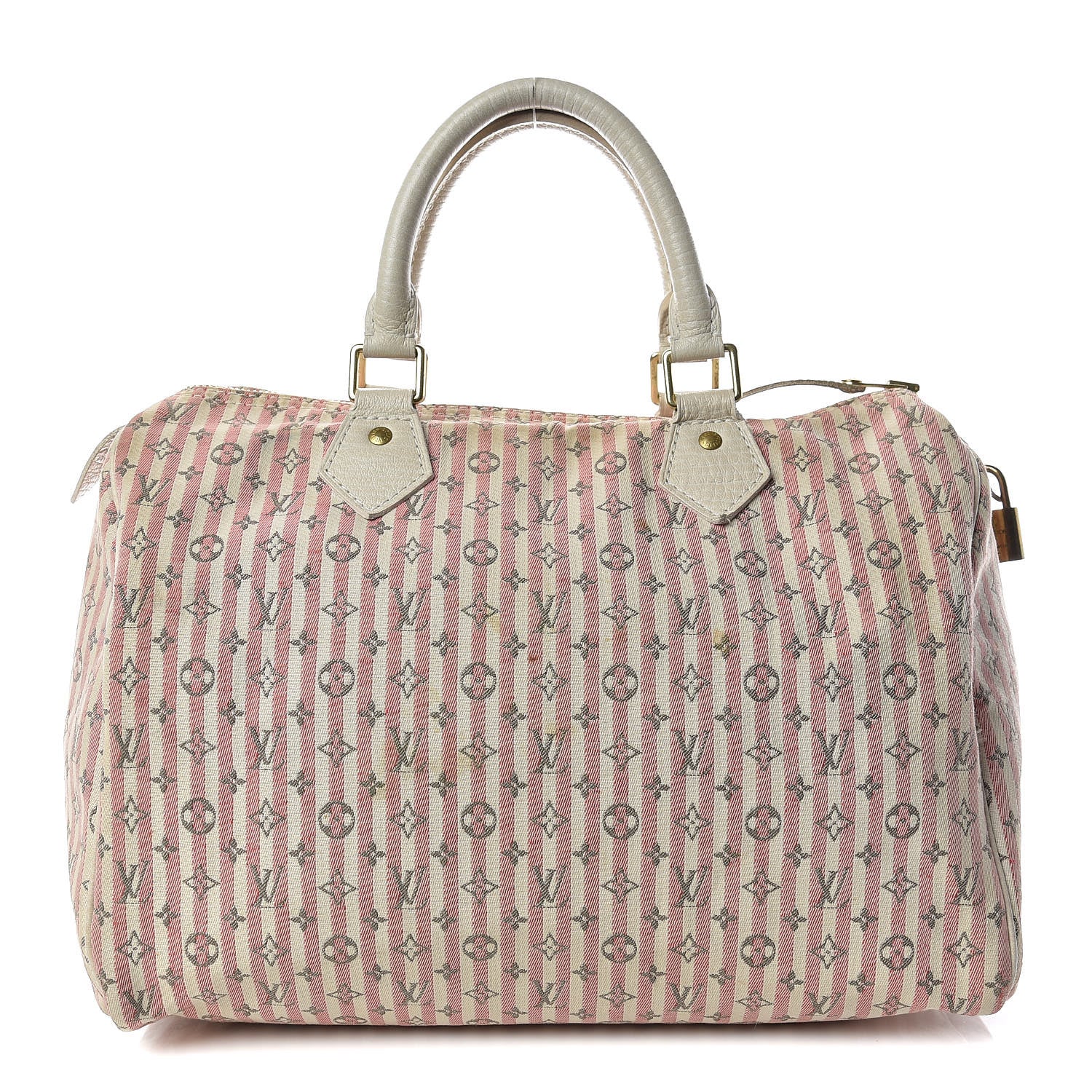 Louis Vuitton Mini Lin Croisette Speedy 30 Rouge 1 of 15