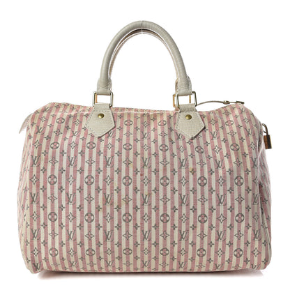 Louis Vuitton Mini Lin Croisette Speedy 30 Rouge 1 of 15