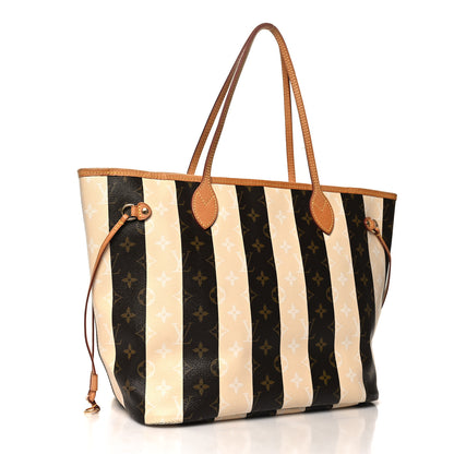 Louis Vuitton Monogram Rayures Neverfull MM 3 of 12