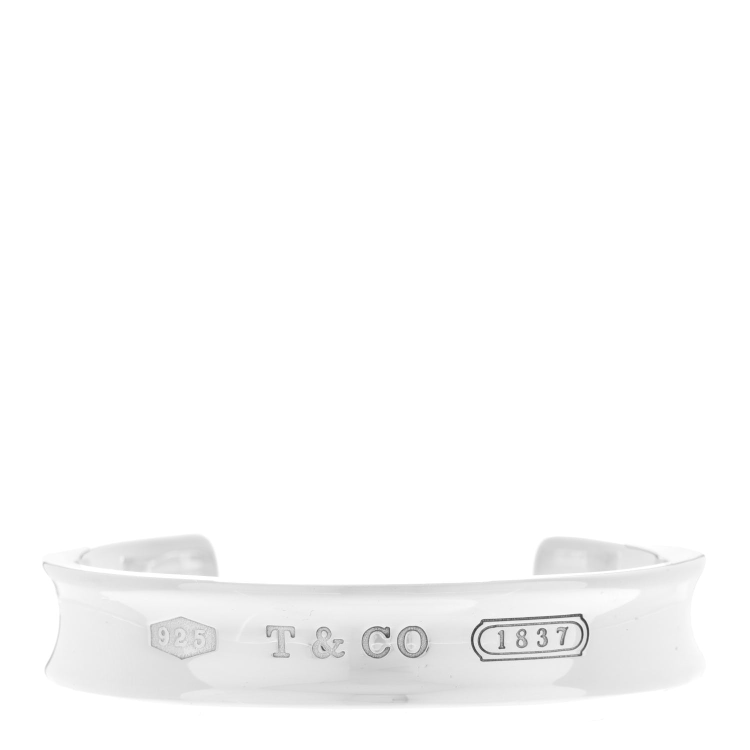 Tiffany Sterling Silver 1837 Cuff Bracelet 1 of 5