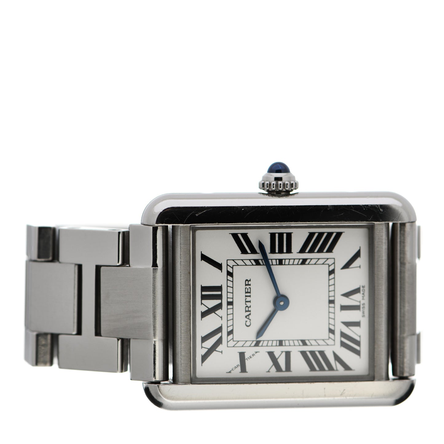 Stainless Steel 24mm Tank Solo Quartz Watch