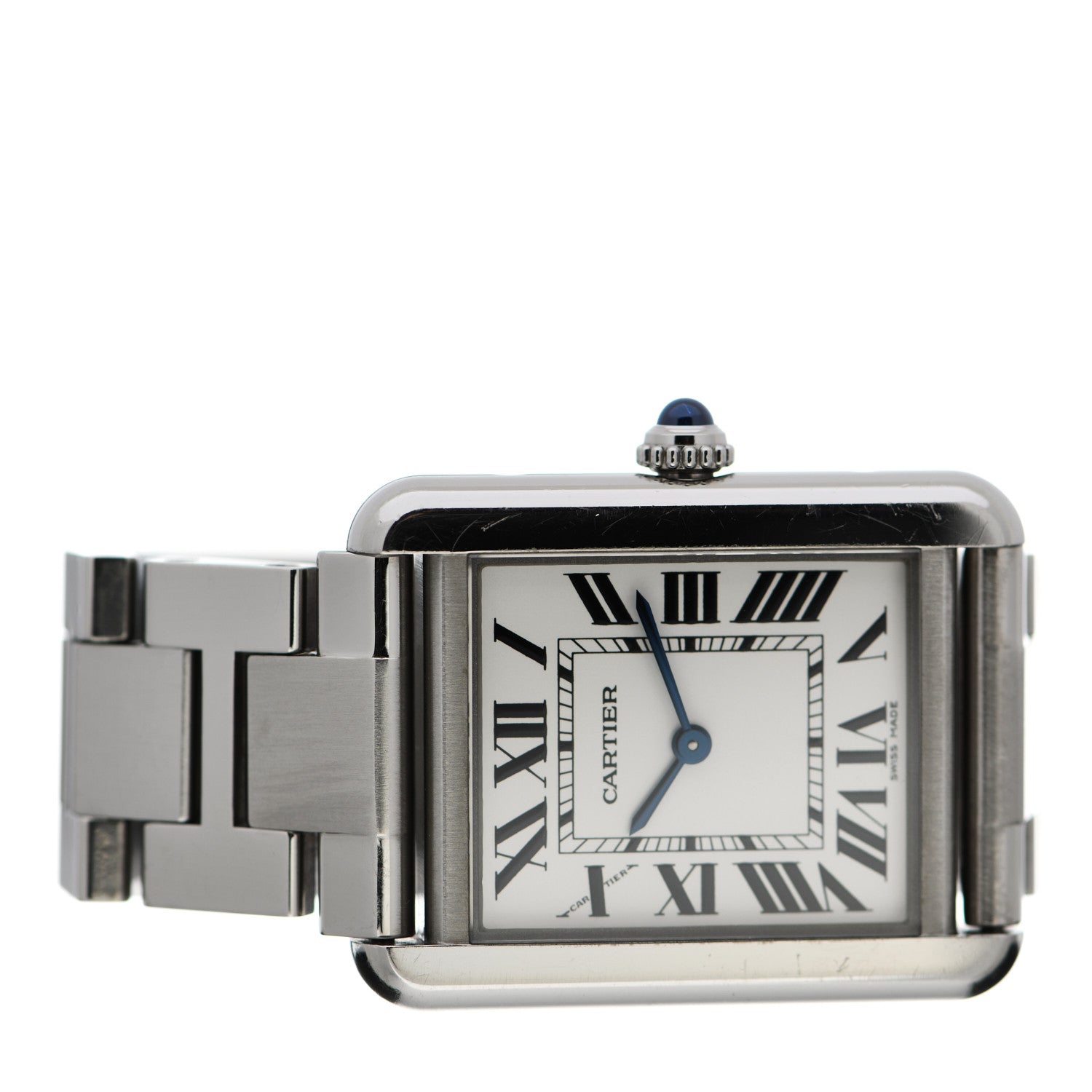 Cartier Stainless Steel 24mm Tank Solo Quartz Watch 6 of 7