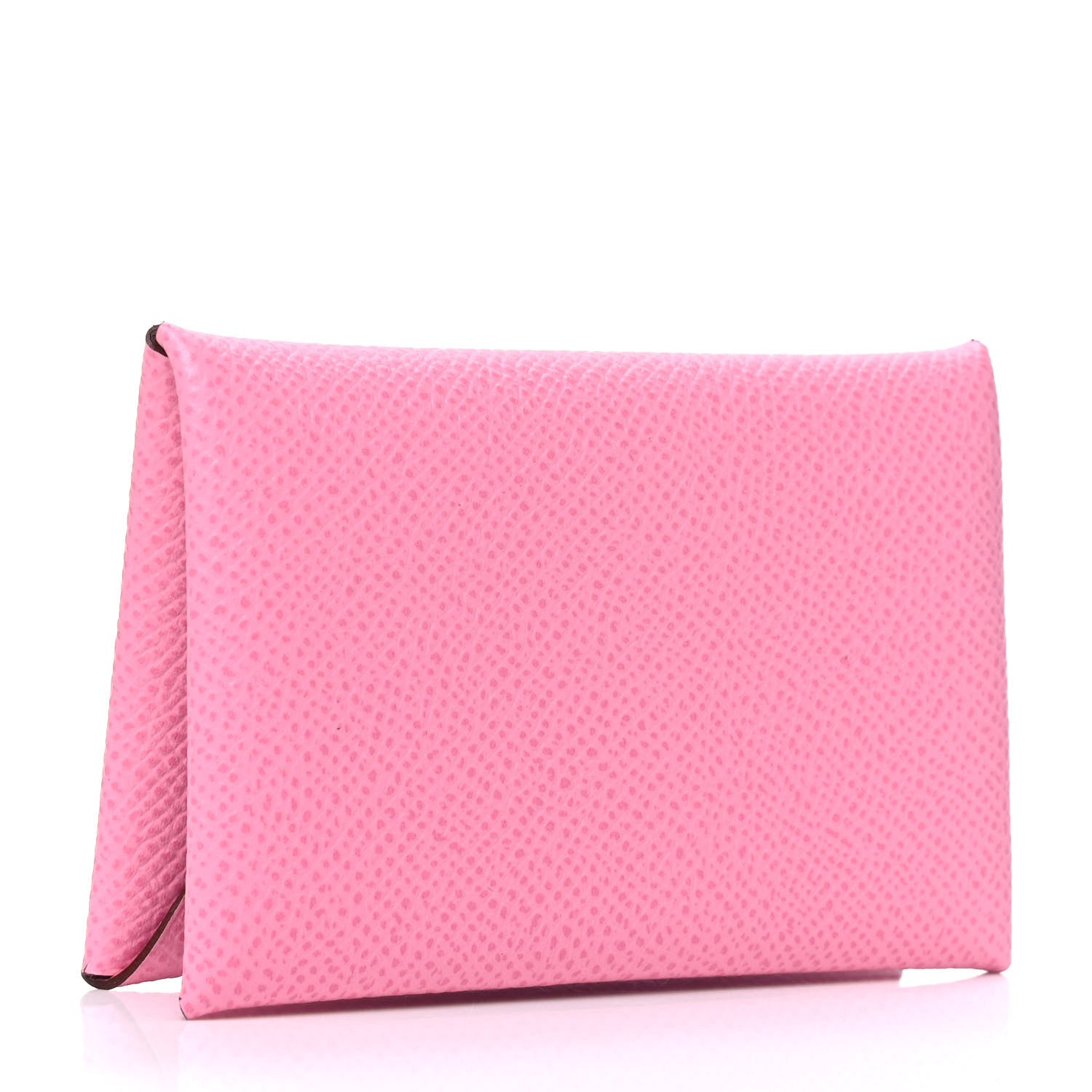 Hermes Epsom Calvi Card Case 5P Pink 2 of 4