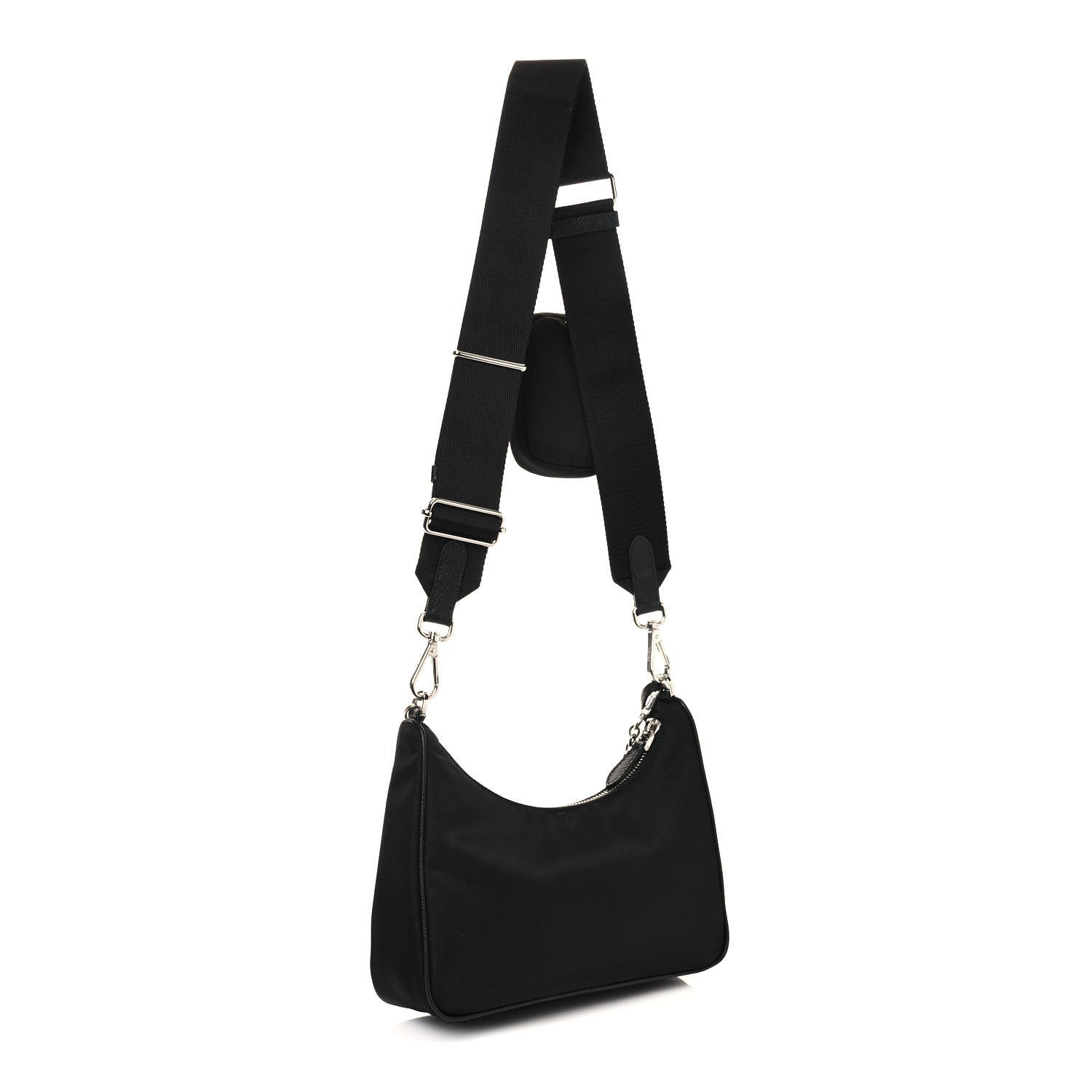 Prada Nylon Re-Edition 2005 Shoulder Bag Black 3 of 12