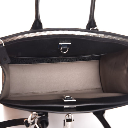 Louis Vuitton Taurillon City Steamer MM Black Galet 6 of 10